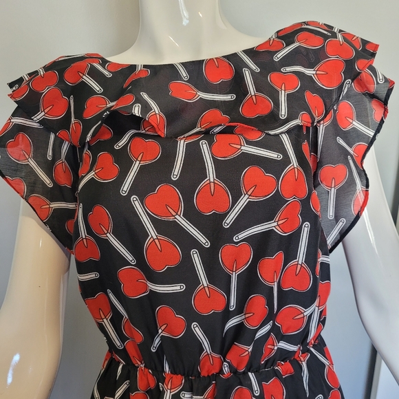 Molly Bracken Lollipop Print Dress, VGUC, Size M - Picture 3 of 9